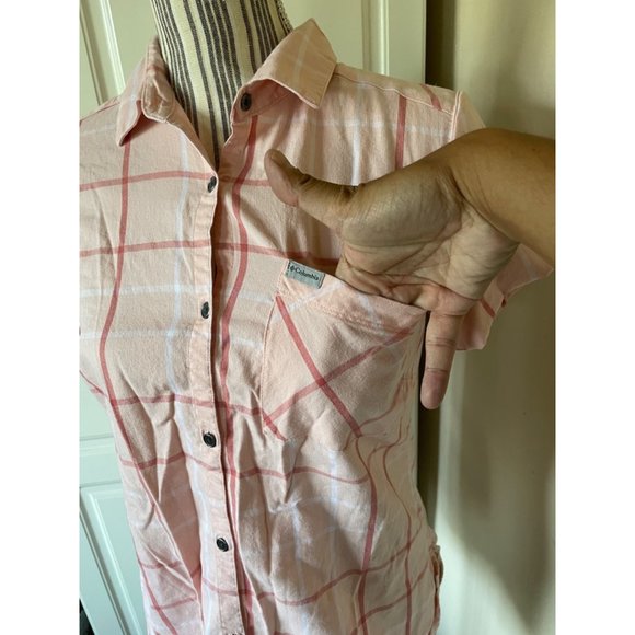 COLUMBIA SPORTSWEAR Womans Buttoned Down Plaid Size Small - Picture 6 of 11